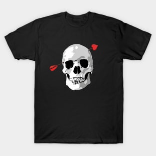 Valentine's Day skull T-Shirt